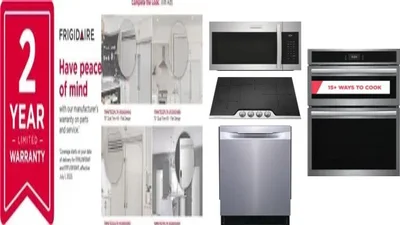 6 Piece Package Includes Refrigerator, Freezer, Cooktop, Wall Oven, Microwave And Dishwasher