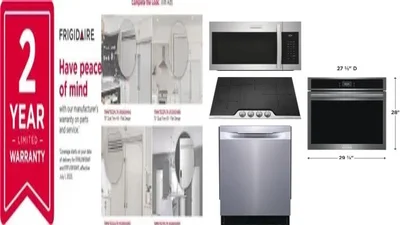 6 Piece Package Includes Refrigerator, Freezer, Cooktop, Wall Oven, Microwave And Dishwasher