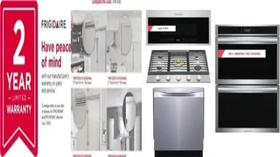 6 Piece Package Includes Refrigerator, Freezer, Cooktop, Wall Oven, Microwave And Dishwasher