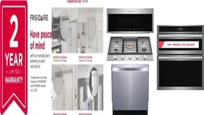 6 Piece Package Includes Refrigerator, Freezer, Cooktop, Wall Oven, Microwave And Dishwasher