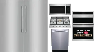 6 Piece Package Includes Refrigerator, Freezer, Cooktop, Wall Oven, Microwave And Dishwasher
