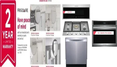 6 Piece Package Includes Refrigerator, Freezer, Cooktop, Wall Oven, Microwave And Dishwasher