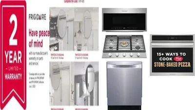 6 Piece Package Includes Refrigerator, Freezer, Cooktop, Wall Oven, Microwave And Dishwasher