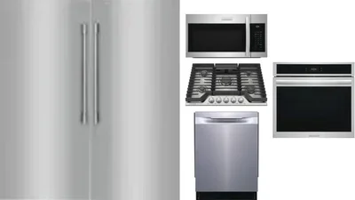 6 Piece Package Includes Refrigerator, Freezer, Cooktop, Wall Oven, Microwave And Dishwasher