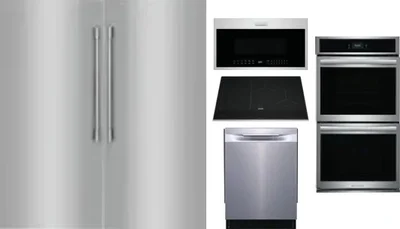 6 Piece Package Includes Refrigerator, Freezer, Cooktop, Wall Oven, Microwave And Dishwasher