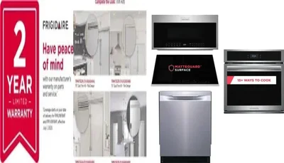 6 Piece Package Includes Refrigerator, Freezer, Cooktop, Wall Oven, Microwave And Dishwasher