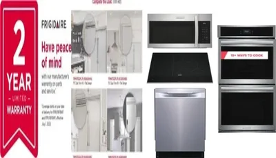 6 Piece Package Includes Refrigerator, Freezer, Cooktop, Wall Oven, Microwave And Dishwasher