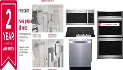 6 Piece Package Includes Refrigerator, Freezer, Cooktop, Wall Oven, Microwave And Dishwasher