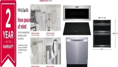 6 Piece Package Includes Refrigerator, Freezer, Cooktop, Wall Oven, Microwave And Dishwasher
