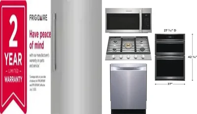 6 Piece Package Includes Refrigerator, Freezer, Cooktop, Wall Oven, Microwave And Dishwasher