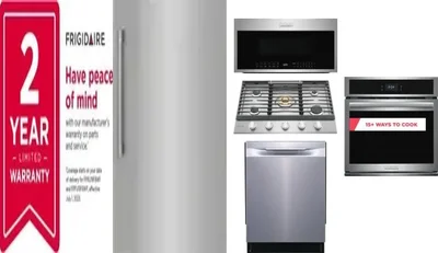 6 Piece Package Includes Refrigerator, Freezer, Cooktop, Wall Oven, Microwave And Dishwasher