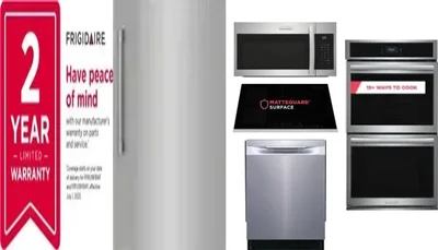 6 Piece Package Includes Refrigerator, Freezer, Cooktop, Wall Oven, Microwave And Dishwasher