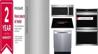 6 Piece Package Includes Refrigerator, Freezer, Cooktop, Wall Oven, Microwave And Dishwasher