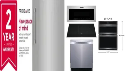 6 Piece Package Includes Refrigerator, Freezer, Cooktop, Wall Oven, Microwave And Dishwasher