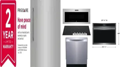 6 Piece Package Includes Refrigerator, Freezer, Cooktop, Wall Oven, Microwave And Dishwasher