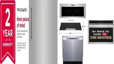 6 Piece Package Includes Refrigerator, Freezer, Cooktop, Wall Oven, Microwave And Dishwasher