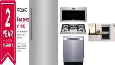 6 Piece Package Includes Refrigerator, Freezer, Cooktop, Wall Oven, Microwave And Dishwasher