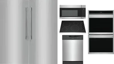 6 Piece Package Includes Refrigerator, Freezer, Cooktop, Wall Oven, Microwave And Dishwasher