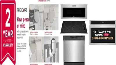 6 Piece Package Includes Refrigerator, Freezer, Cooktop, Wall Oven, Microwave And Dishwasher