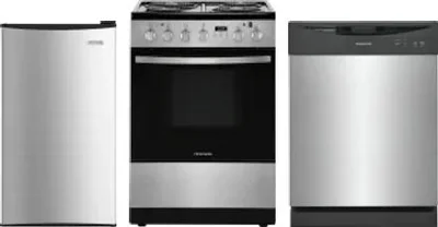 3 Piece Package Includes Refrigerator, Range And Dishwasher