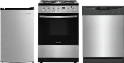 3 Piece Package Includes Refrigerator, Range And Dishwasher