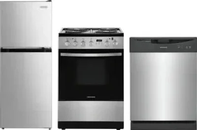3 Piece Package Includes Refrigerator, Range And Dishwasher