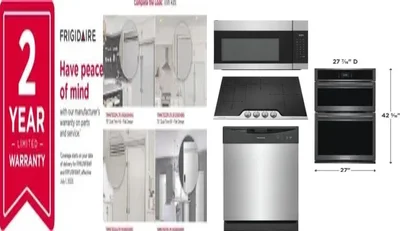 6 Piece Package Includes Refrigerator, Freezer, Cooktop, Wall Oven, Microwave And Dishwasher