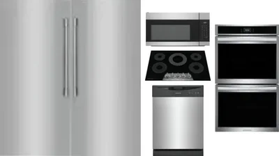 6 Piece Package Includes Refrigerator, Freezer, Cooktop, Wall Oven, Microwave And Dishwasher
