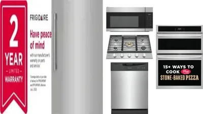 6 Piece Package Includes Refrigerator, Freezer, Cooktop, Wall Oven, Microwave And Dishwasher