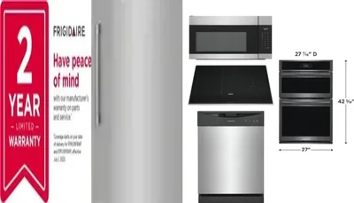 6 Piece Package Includes Refrigerator, Freezer, Cooktop, Wall Oven, Microwave And Dishwasher