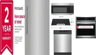 6 Piece Package Includes Refrigerator, Freezer, Cooktop, Wall Oven, Microwave And Dishwasher