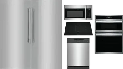 6 Piece Package Includes Refrigerator, Freezer, Cooktop, Wall Oven, Microwave And Dishwasher