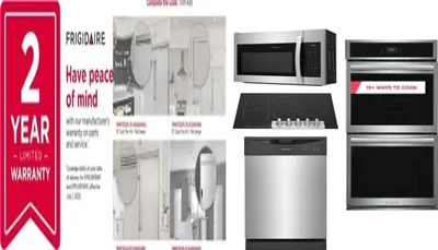 6 Piece Package Includes Refrigerator, Freezer, Cooktop, Wall Oven, Microwave And Dishwasher