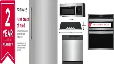 6 Piece Package Includes Refrigerator, Freezer, Cooktop, Wall Oven, Microwave And Dishwasher