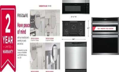 6 Piece Package Includes Refrigerator, Freezer, Cooktop, Wall Oven, Microwave And Dishwasher