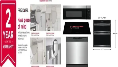 6 Piece Package Includes Refrigerator, Freezer, Cooktop, Wall Oven, Microwave And Dishwasher