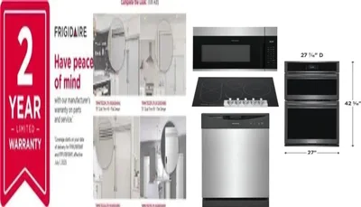 6 Piece Package Includes Refrigerator, Freezer, Cooktop, Wall Oven, Microwave And Dishwasher
