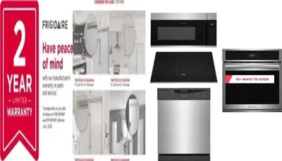 6 Piece Package Includes Refrigerator, Freezer, Cooktop, Wall Oven, Microwave And Dishwasher