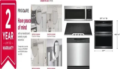 6 Piece Package Includes Refrigerator, Freezer, Cooktop, Wall Oven, Microwave And Dishwasher