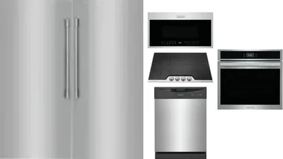 6 Piece Package Includes Refrigerator, Freezer, Cooktop, Wall Oven, Microwave And Dishwasher