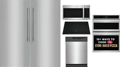 6 Piece Package Includes Refrigerator, Freezer, Cooktop, Wall Oven, Microwave And Dishwasher
