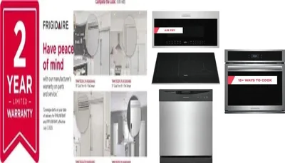6 Piece Package Includes Refrigerator, Freezer, Cooktop, Wall Oven, Microwave And Dishwasher