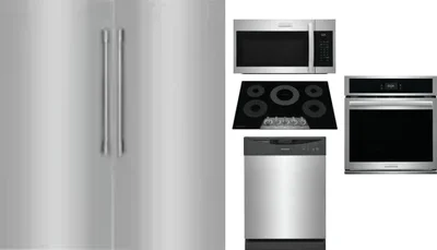 6 Piece Package Includes Refrigerator, Freezer, Cooktop, Wall Oven, Microwave And Dishwasher