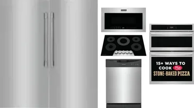 6 Piece Package Includes Refrigerator, Freezer, Cooktop, Wall Oven, Microwave And Dishwasher