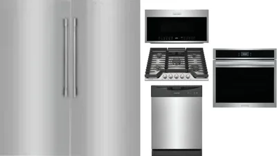 6 Piece Package Includes Refrigerator, Freezer, Cooktop, Wall Oven, Microwave And Dishwasher