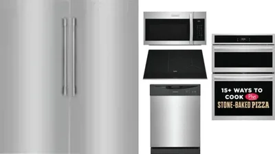 6 Piece Package Includes Refrigerator, Freezer, Cooktop, Wall Oven, Microwave And Dishwasher