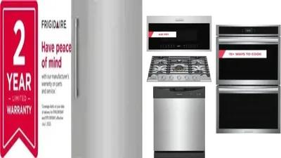 6 Piece Package Includes Refrigerator, Freezer, Cooktop, Wall Oven, Microwave And Dishwasher