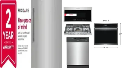 6 Piece Package Includes Refrigerator, Freezer, Cooktop, Wall Oven, Microwave And Dishwasher