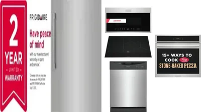 6 Piece Package Includes Refrigerator, Freezer, Cooktop, Wall Oven, Microwave And Dishwasher