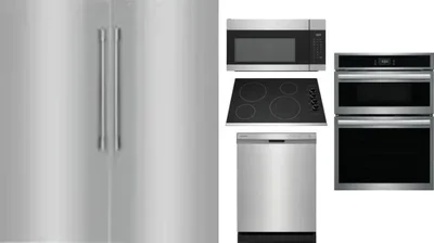 6 Piece Package Includes Refrigerator, Freezer, Cooktop, Wall Oven, Microwave And Dishwasher
